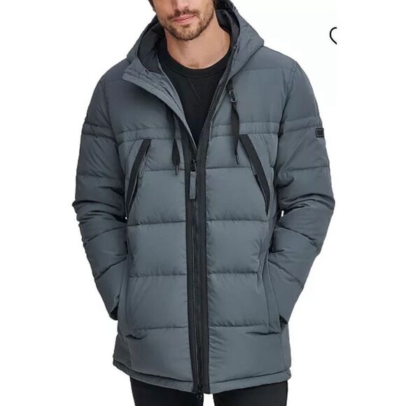 MARC NEW YORK Men's F18 Holden Parka Jacket in Charcoal NWT Size Large - Picture 1 of 9